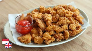 Ala KFC Resep POPCORN CHICKEN Dijamin Nagih [upl. by Keavy]