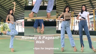 RUNWAY amp PAGEANT WALK TUTORIAL our experiences  Krishia Diaz [upl. by Fritz]