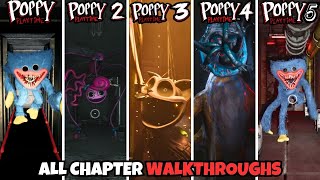 Poppy Playtime Chapter 12345 All Chapters WALKTHROUGH [upl. by Rabiah]