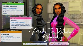 10 MUSTHAVE MODS FOR REALISTIC GAMEPLAY 2022 THE SIMS 4 [upl. by Menken]