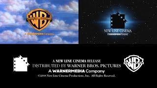 Warner Bros PicturesNew Line Cinema logos 2018 with WarnerMedia byline [upl. by Carleton]