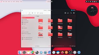 KDE Plasma Theme  Moe Blur  Floating Docks Tutorial  Kubuntu 2004 [upl. by Htebazile]