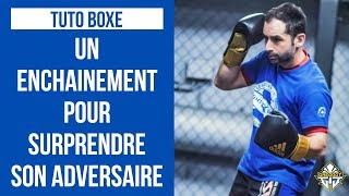 TUTO BOXE UN ENCHAINEMENT POUR SURPRENDRE TON ADVERSAIRE [upl. by Aggi682]