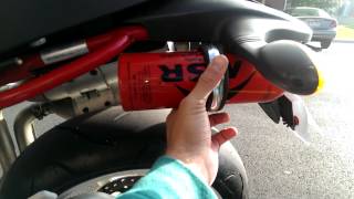 Mounting an Extra Fuel or Gas Tank on a Motorcycle [upl. by Notlit]