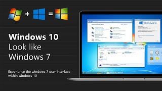 How to Make Windows 10 Look Like Windows 7  Aero Glass for Windows 10 [upl. by Tommie]