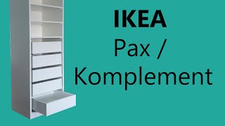 Ikea Pax Komplement unit assembly [upl. by Jacki]