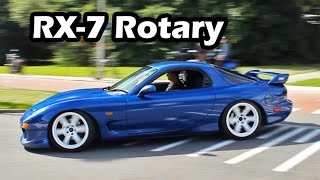 Mazda RX7 Turbo Rotary Engine Sound Accelerations [upl. by Flosi]