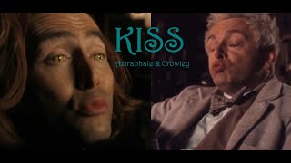 KISS  Aziraphale amp Crowley Good Omens [upl. by Eiuqnimod87]