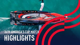 36th Americas Cup Highlights [upl. by Nywles760]