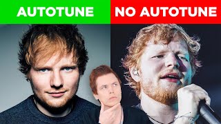 Autotune Vs No Autotune Ed Sheeran Katy Perry amp More [upl. by China]