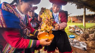 8000 YEAROLD BARBECUE STYLE  Ancient Inca Food in Peru [upl. by Ettennod]