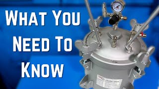 How to Safely Use a Pressure Pot  Resin Casting Tips [upl. by Orsino]