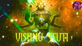 VISHNU STUTI l SHUKLAM BARADHARAM VISHNUM l MOST POWERFUL MANTRA OF LORD VISHNU STORM [upl. by Mitchael344]