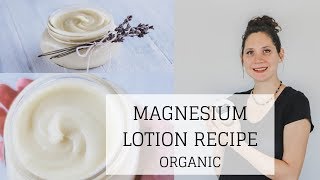 Magnesium Lotion Recipe  Bumblebee Apothecary [upl. by Ciaphus]