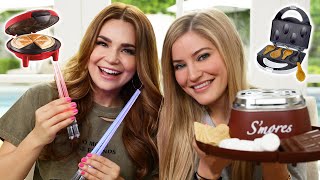 TESTING EVEN MORE FUN KITCHEN GADGETS w iJustine Part 3 [upl. by Surazal]