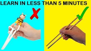 How to use Chopsticks Correctly 🍜 [upl. by Einaffets610]