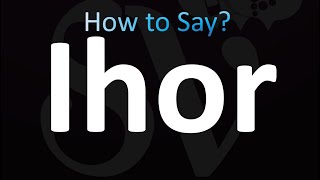 How to Pronounce Ihor [upl. by Randene]