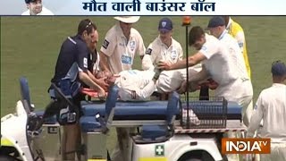 Australian Cricketer Phillip Hughes Dies Being Hit by Ball During Match [upl. by Sherline222]