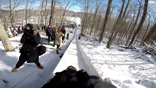 National Toboggan Championships in Camden Maine [upl. by Marian]