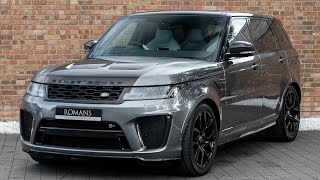 2018 Range Rover Sport SVR  Corris Grey  Walkaround  Engine Sound [upl. by Enyaw]