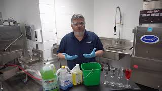 Ep 24 Best Practices When Manually Mixing Cleaning Chemicals Diversey 2 Minute Drill [upl. by Analim]