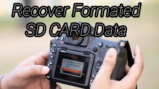 How to Recover SD CARD Data After Format [upl. by Licastro]