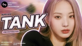 NMIXX 엔믹스  Tank  Line Distribution [upl. by Anoit630]