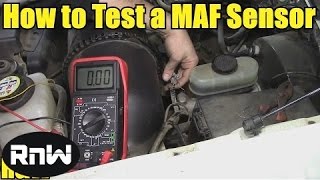 How to Test a Mass Air Flow MAF Sensor  Without a Wiring Diagram [upl. by Leoj]