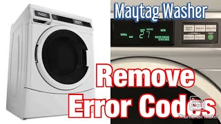 Maytag Washer Clear Error code [upl. by Lasonde]