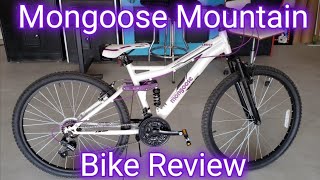 Mongoose Ledge 21 Mountain Bike Review 21 Speed [upl. by Earehs]