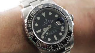 Rolex GMTMaster II 116710LN Luxury Rolex Watch Review [upl. by Materse]