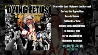 DYING FETUS  Destroy The Opposition Full Album Stream [upl. by Lumbye788]