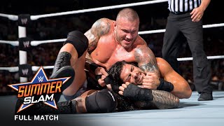 FULL MATCH  Roman Reigns vs Randy Orton SummerSlam 2014 [upl. by Dyrrej29]