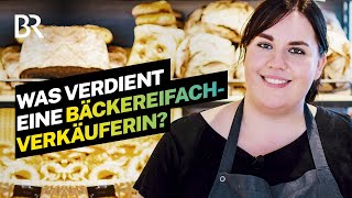 Kuchen Kaffee und Karriere Das Gehalt als Bäckereifachverkäuferin  Lohnt sich das  BR [upl. by Nitaj]