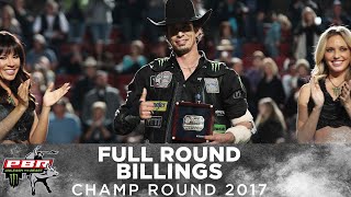 FULL CHAMP ROUND JB Mauney Rides Bruiser for 9475 Points to WIN Billings  2017 [upl. by Orag]