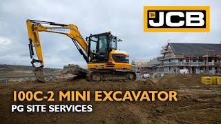 JCB 100C2 Mini Excavator Customer Feedback  PG Site Services [upl. by Thetisa182]