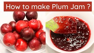 Plum Jam Recipe  Easy Homemade Jam without Pectin  3 ingredients only [upl. by Falo]