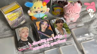 Sleeving Photocards while answering your questions ♡ 2024 [upl. by Skelton]