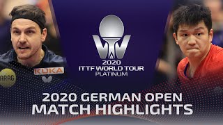 Timo Boll vs Fan Zhendong  2020 ITTF German Open Highlights R16 [upl. by Ylekalb]