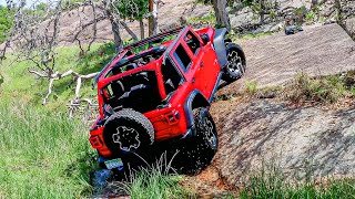 Jeep Wrangler Rubicon 4xe OffRoad 4x4 Test Drive [upl. by Kiki]