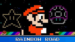 Rainbow Road 8 Bit Remix  Mario Kart 64 [upl. by Nosyla552]