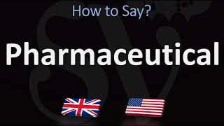 How to Pronounce Pharmaceutical 2 WAYS UKBritish Vs USAmerican English Pronunciation [upl. by Namor654]