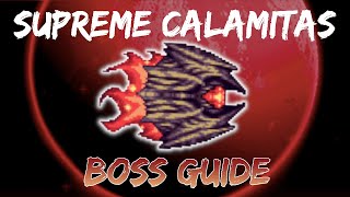 How to Beat Supreme Calamitas Terraria Calamity Mod Boss Guide Tutorial  SCal Tips amp Tricks [upl. by Topper591]