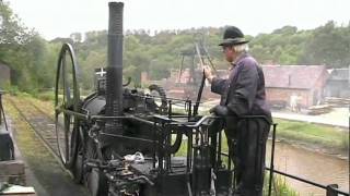 Blists Hill Ironbridge Trevithick first steam loco [upl. by Halladba]