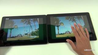 Asus Transformer Pad Infinity TF700T vs TF300T  Full HD [upl. by Grefe]