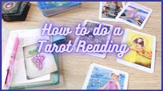 Step by step guide to how to read tarot cards  HOW TO DO A TAROT READING FOR YOURSELF [upl. by Burhans]