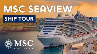 MSC Seaview Cruise Ship Tour [upl. by Sirroned379]