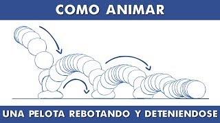 Como animar una pelota rebotando y deteniendose [upl. by Madelle23]