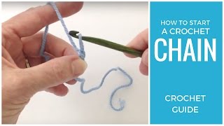 How to Start a Crochet Chain [upl. by Sothena819]