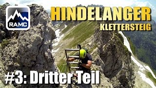 Hindelanger Klettersteig 3 die spektakulärsten Passagen GoPro HD  Abenteuer Alpin 2013 13 [upl. by Rockwood]